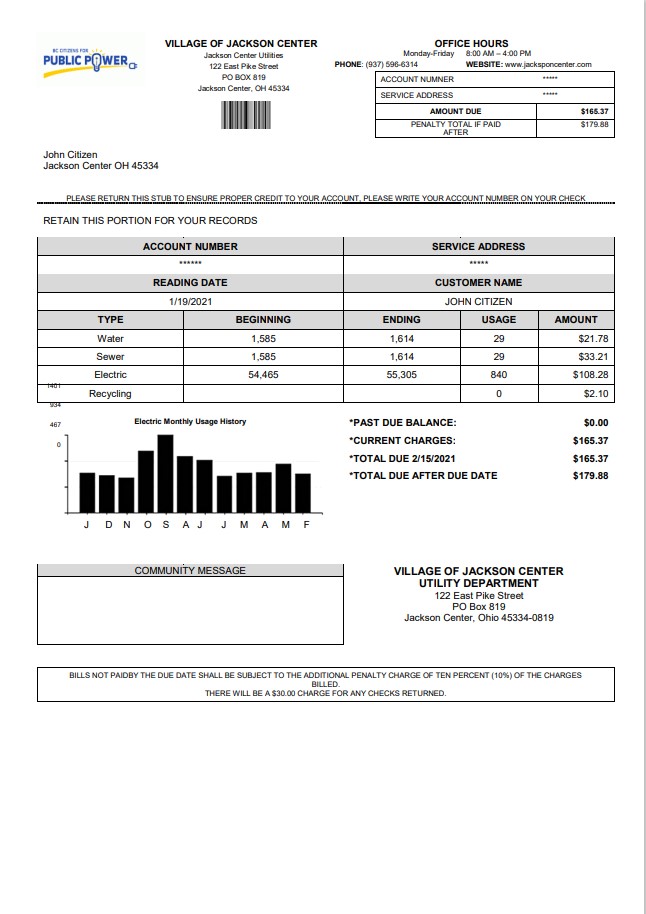  Minol USA business utility bill 